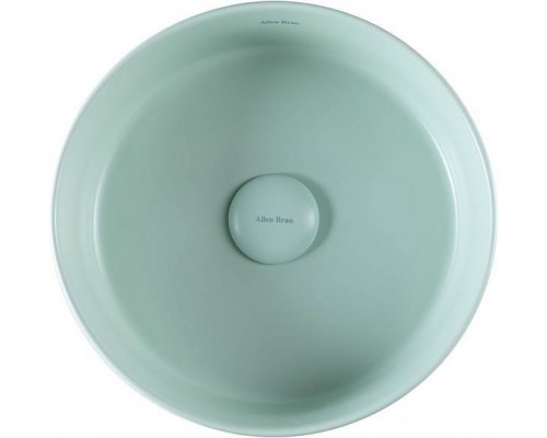 Allen Brau Fantasy Раковина чаша накладная 36x36x12h см, цвет: зеленый 4.11032.MT