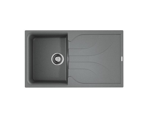 Omoikiri Yasugata 86-GR Кухонная мойка Tetogranit 86x50 см, цвет: leningrad grey 4993546