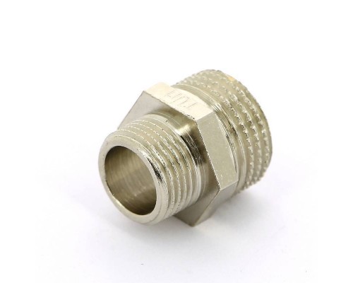 Ниппель НН никелированный TIEMME 1/2"x3/8" Ниппель НН никелированный TIEMME 1/2"x3/8"