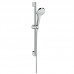 Душевой гарнитур HansGrohe HG Croma Select S Multi со штангой 65 см белый/хром