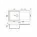 Omoikiri Sakaime 100-WH Кухонная мойка Tetogranit 100x50 см, цвет: белый 4993887