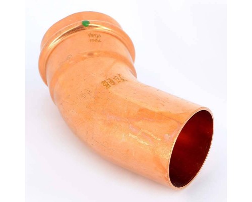 Угол-вставка пресс 45 град. медь Profipress VIEGA 54