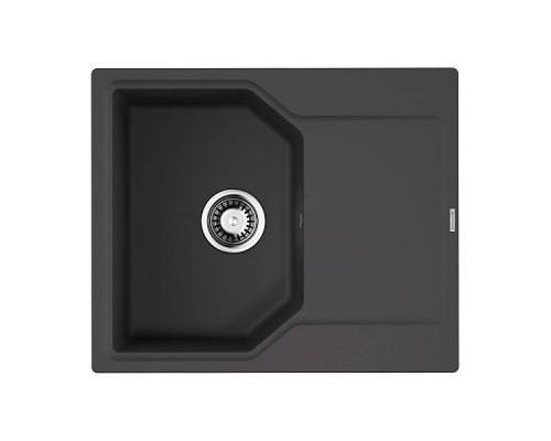 Omoikiri Yonaka 61-BL Кухонная мойка Artgranit 61,5x51 см, цвет: черный 4993638