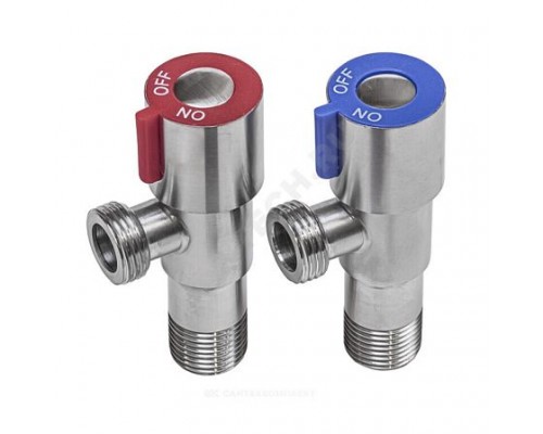 Комплект кранов угл быт G1/2" Ру10 р/р кран-букс RM-L ATS-1212-2