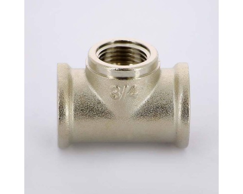 Тройник В никелированный UNI-FITT 3/4"x1/2"x3/4" Тройник В никелированный UNI-FITT 3/4"x1/2"x3/4"