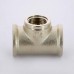 Тройник В никелированный UNI-FITT 3/4"x1/2"x3/4"