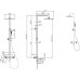 Allen Brau Priority Душевая стойка 27,7x50,9x123,2h см, излив 11,4 см, цвет: черный мат. 5.31A10-31