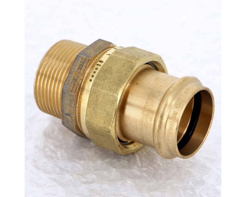 Муфта разъемная пресс-Н плоская прокладка бронза Profipress G VIEGA 35x1"1/4