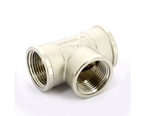 Тройник В никелированный TIEMME 3/4" Тройник В никелированный TIEMME 3/4"