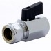 Кран мини обжим-В флажок TIEMME 15x1/2"