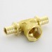 Тройник Uni-Fitt аксиальный -В 20 х 3/4" х 20