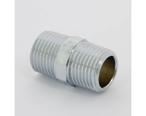 Ниппель бронза Viega 1/2" хромированная Ниппель бронза Viega 1/2" хромированная
