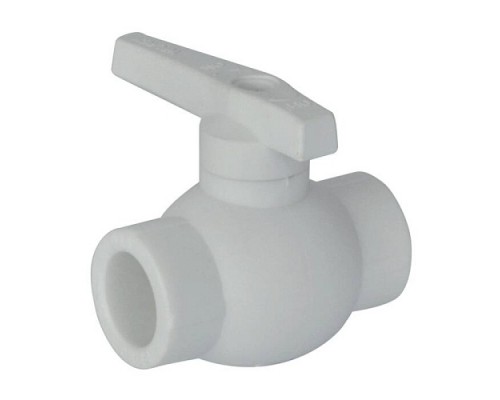 Кран шаровой PP-R бел Дн32 VALFEX 10144032 Кран шаровой PP-R бел Дн32 VALFEX 10144032