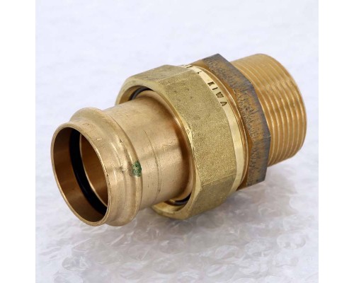 Муфта разъемная пресс-Н плоская прокладка бронза Profipress G VIEGA 35x1"1/4