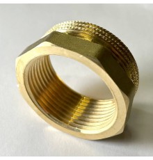 Футорка резьбовая DN40х32 Н 1.1/2 x В 1.1/4 латунь
