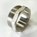Футорка резьбовая DN40х32 Н 1.1/2 x В 1.1/4 латунь никель