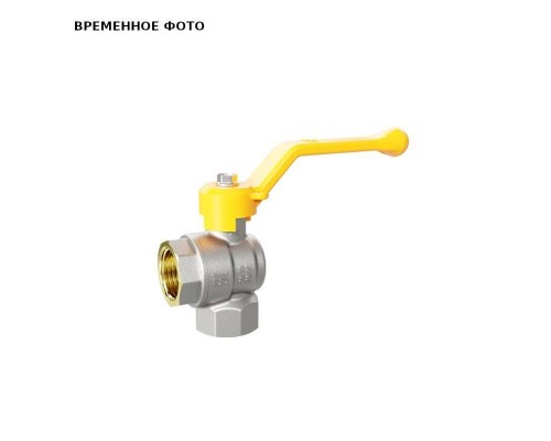 Кран шаровой угловой Pride ВВ 1/2 47.15.В-В.У.Р GAS латунь рычаг
