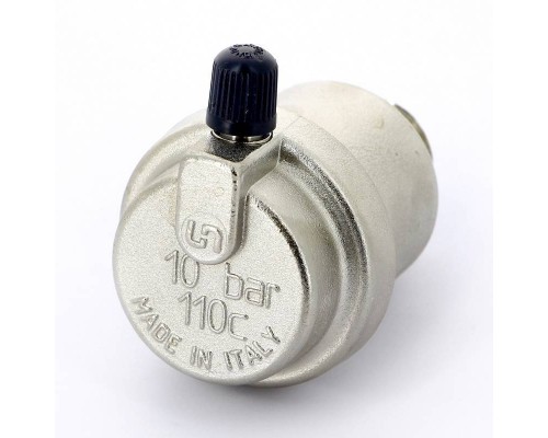 Воздухоотводчик автоматический Н 1/2" UNI-FITT с нижним подключением и боковым выпуском Воздухоотводчик автоматический Н 1/2" UNI-FITT с нижним подключением и боковым выпуском