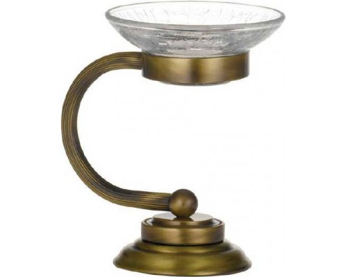 Boheme Murano Мыльница настольная, 11,5х12хh14,5 см, цвет: белый глянцевый 10910-BR