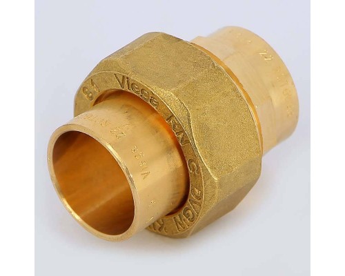 Разъемное соединение пайка-пайка с коническим уплотнением VIEGA 22