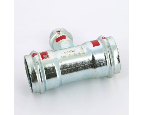 Тройник пресс оцинкованная сталь Prestabo VIEGA 35х18х35