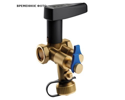 Ручной балансировочный клапан NexusValve Vertex DN15 с дренажем Kvs 1,71