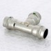 Тройник пресс нержавеющая сталь Sanpress Inox VIEGA 18