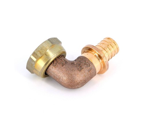 Угол надвижной В бронза REHAU 16 x 1/2" с накидной гайкой Угол надвижной В бронза REHAU 16 x 1/2" с накидной гайкой