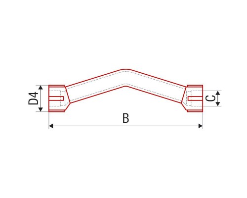 Обвод с муфтой FV-PLAST 20