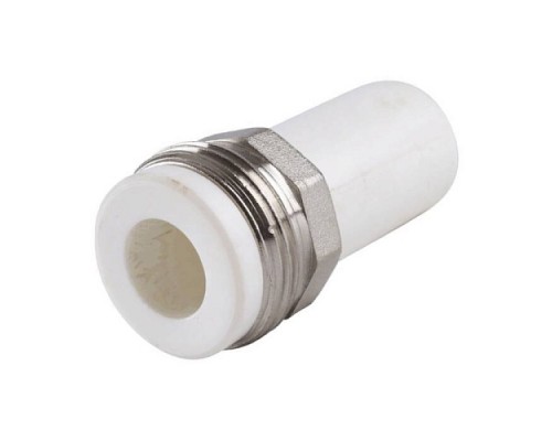 Штуцер PP-R бел комб Дн32х1 1/4" НР VALFEX 11137032 Штуцер PP-R бел комб Дн32х1 1/4" НР VALFEX 11137032