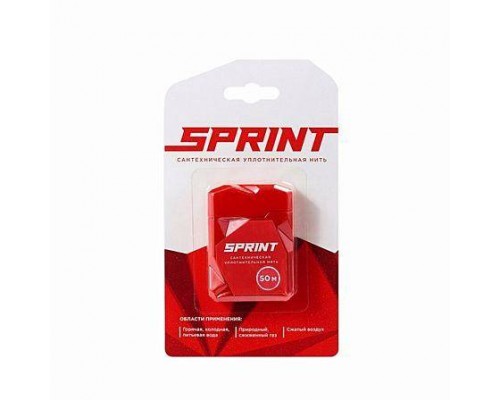 Нить уплотнит 50м вода, газ в блистере SPRINT 04062 Нить уплотнит 50м вода, газ в блистере SPRINT 04062