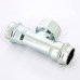 Тройник пресс-В оцинкованная сталь Prestabo VIEGA 22х3/4"х22