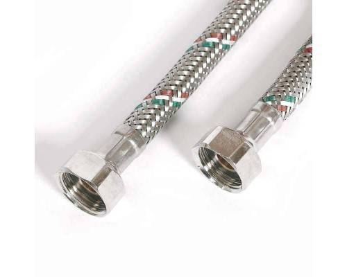 Гибкая подводка для воды UNI-FITT DN 8 ВВ 1/2" 50 см оплетка из нержавеющей стали Гибкая подводка для воды UNI-FITT DN 8 ВВ 1/2" 50 см оплетка из нержавеющей стали