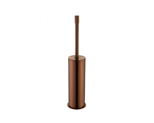 Boheme Uno Ершик для унитаза напольный с латунной колбой, цвет: brushed bronze 10979-BRB