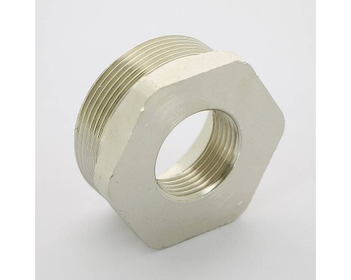 Футорка НВ Uni-Fitt 2" x 1" никелированная Футорка НВ Uni-Fitt 2" x 1" никелированная