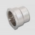 Муфта В никелированная UNI-FITT 1"1/2х1"