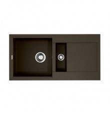 Omoikiri Sakaime 86-2-DC Кухонная мойка Tetogranit 86x46,5 см, цвет: темный шоколад 4993201