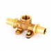 Водорозетка надвижная В латунная REHAU 20x1/2"x20 надвижная PPSU