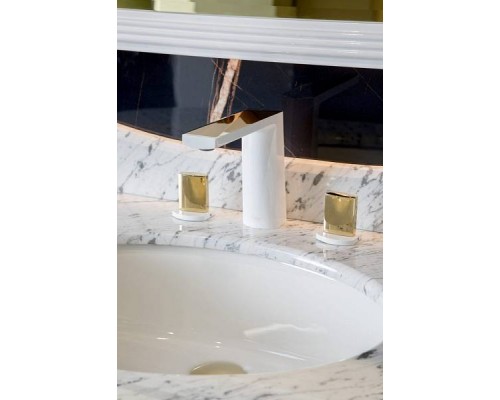 Boheme Venturo Смеситель врезной на 3 отв., Touch, цвет: white 150-WG-TOUCH