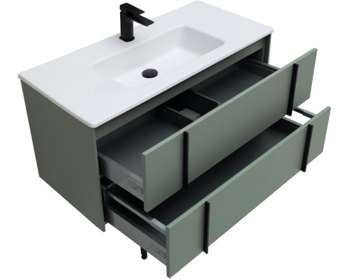Allen Brau Reality Тумба под раковину 100x46,2x50h см, цвет: олива 1.32007.CGM Allen Brau Reality Тумба под раковину 100x46,2x50h см, цвет: олива 1.32007.CGM