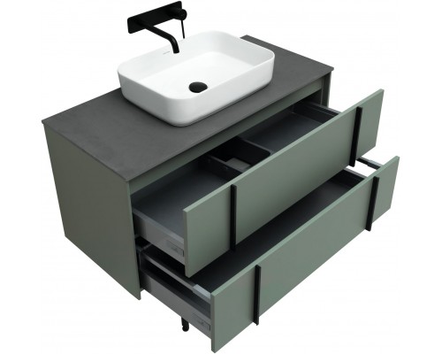 Allen Brau Reality Тумба под раковину 100x46,2x50h см, цвет: олива 1.32007.CGM Allen Brau Reality Тумба под раковину 100x46,2x50h см, цвет: олива 1.32007.CGM