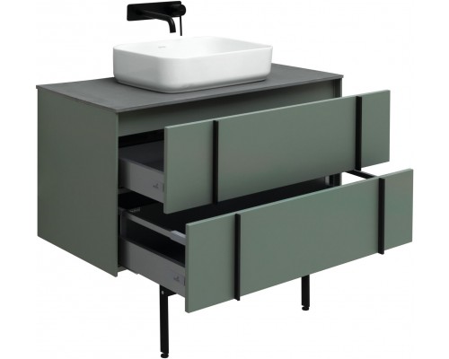 Allen Brau Reality Тумба под раковину 100x46,2x50h см, цвет: олива 1.32007.CGM Allen Brau Reality Тумба под раковину 100x46,2x50h см, цвет: олива 1.32007.CGM