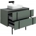 Allen Brau Reality Тумба под раковину 100x46,2x50h см, цвет: олива 1.32007.CGM