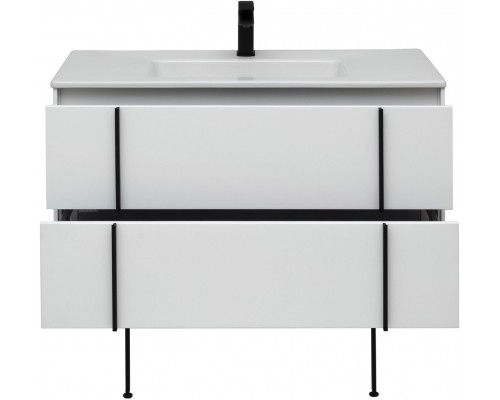 Allen Brau Reality Тумба под раковину 100x46,2x50h см, цвет: белый 1.32007.WM Allen Brau Reality Тумба под раковину 100x46,2x50h см, цвет: белый 1.32007.WM
