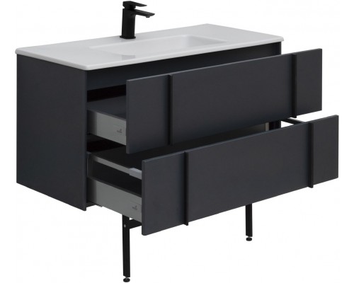Allen Brau Reality Тумба под раковину 100x46,2x50h см, цвет: антрацит 1.32007.AM Allen Brau Reality Тумба под раковину 100x46,2x50h см, цвет: антрацит 1.32007.AM