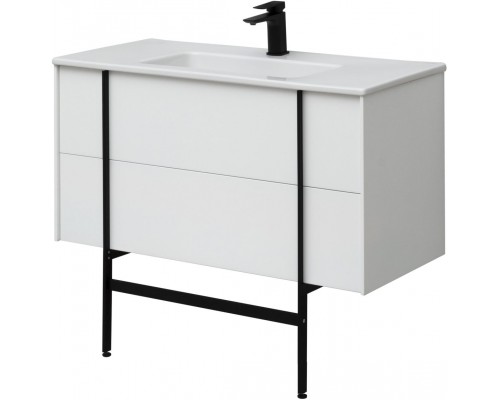 Allen Brau Reality Тумба под раковину 100x46,2x50h см, цвет: белый 1.32007.WM Allen Brau Reality Тумба под раковину 100x46,2x50h см, цвет: белый 1.32007.WM