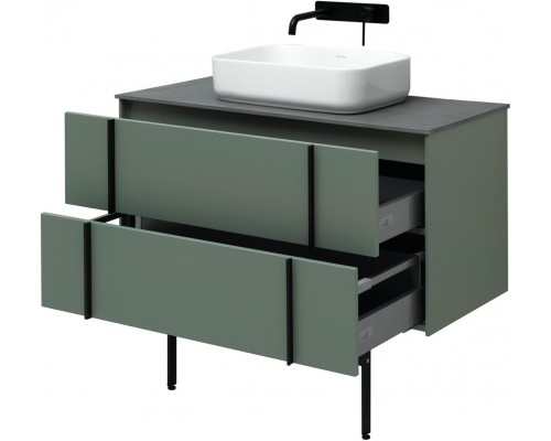 Allen Brau Reality Тумба под раковину 100x46,2x50h см, цвет: олива 1.32007.CGM Allen Brau Reality Тумба под раковину 100x46,2x50h см, цвет: олива 1.32007.CGM