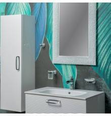 Armadi Art Vallessi Avantgarde Шкаф-пенал подвесной 28х35х120h см, цвет: белый/хром 845-WCR