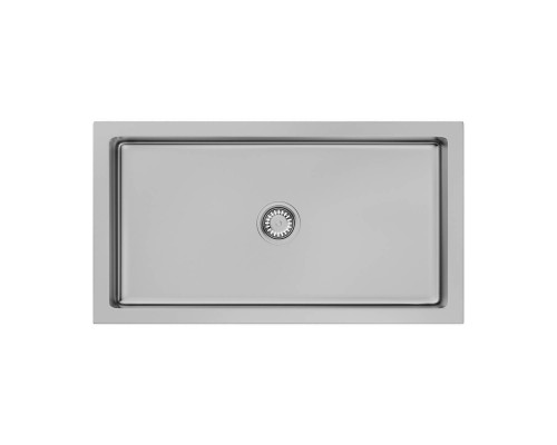 Omoikiri Mikura 83-SI Кухонная мойка Natceramic 84x46 см, цвет: silver 4993175