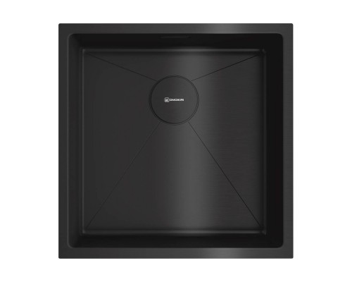 Omoikiri Taki 44-U/IF-GB Кухонная мойка нерж. сталь 44x44 см, цвет: графит 4997017